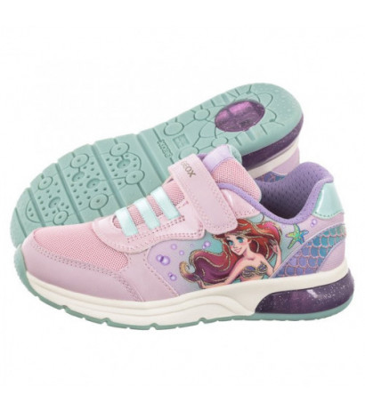 Geox Disney Princess J Spaceclub G. A Pink/Watersea J358VA 011BC CE83B (GE85-a) sportiniai bateliai