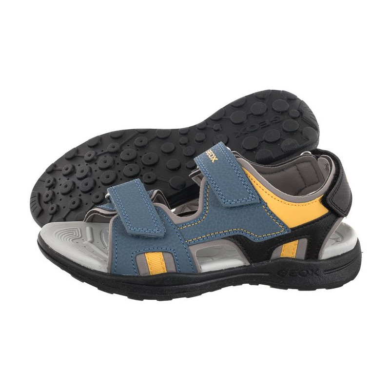 Geox J Vaniett B. B Avio/Dk Yellow J155XB 015CE C4B2G (GE79-a) sandalai