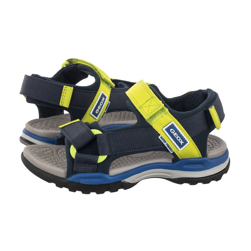 Geox J Borealis B. A Navy/Lime J150RA 01511 C0479 (GE105-a) sandalai