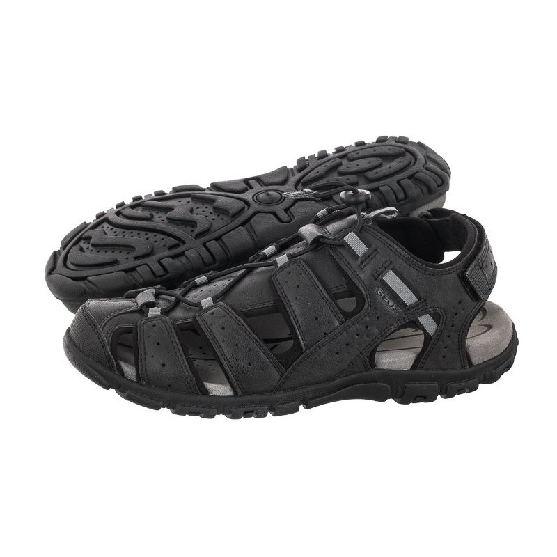 Geox U S.Strada B Black U6224B 0MEBC C9999 (GE91-a) sandalai