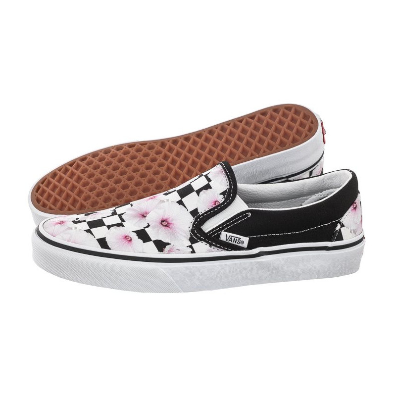 Vans Classic Slip-O Hibiscus Check Black VN0A5JLXBM81 (VA398-a) sportiniai bateliai