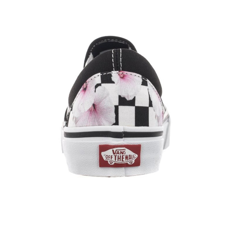Vans Classic Slip-O Hibiscus Check Black VN0A5JLXBM81 (VA398-a) sportiniai bateliai