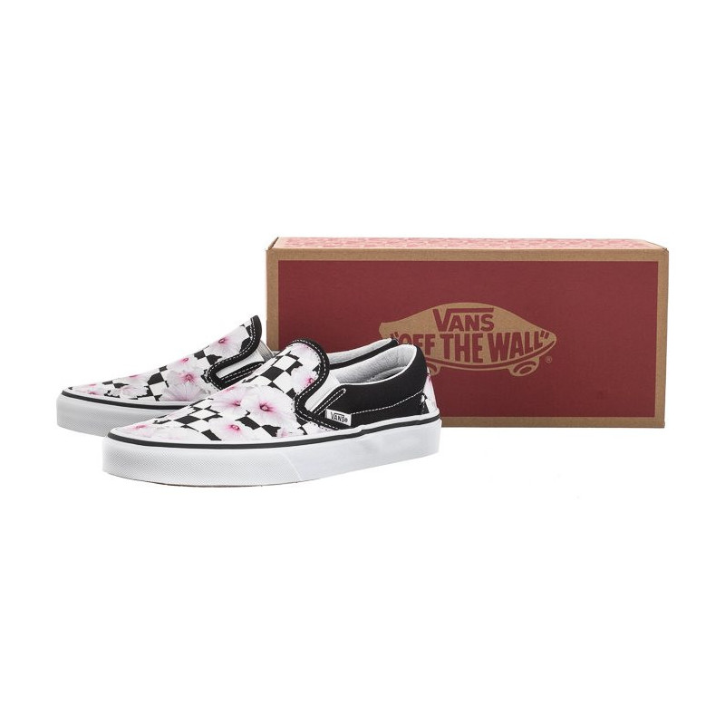 Vans Classic Slip-O Hibiscus Check Black VN0A5JLXBM81 (VA398-a) sportiniai bateliai