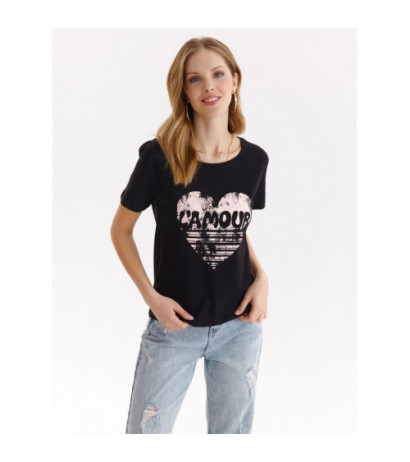 LADY'S T-SHIRT SHORT SLEEVE TOP SECRET marškinėliai