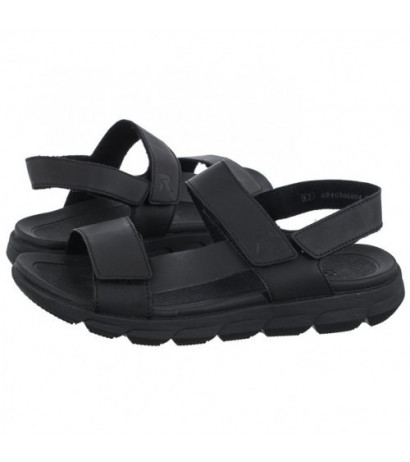 Rieker Czarne 20800-00 Black (RI105-a) sandalai