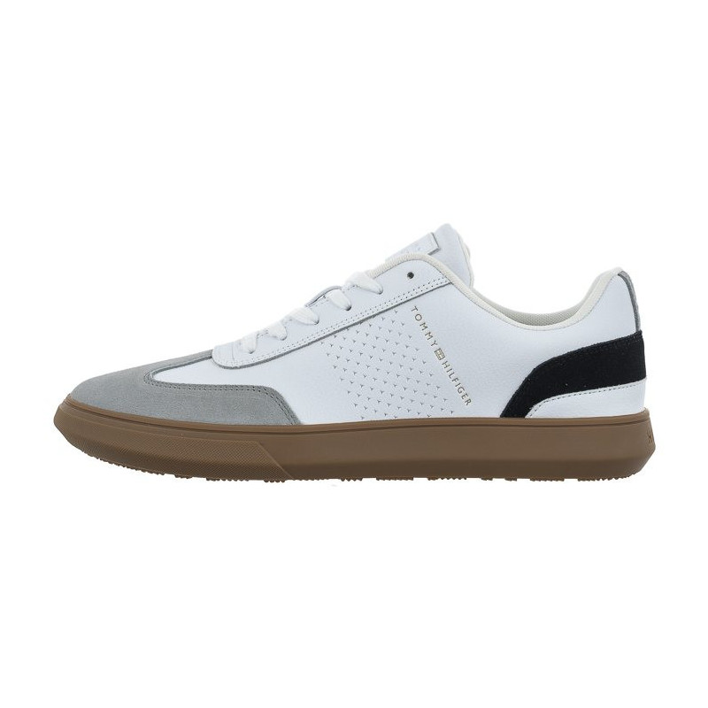 Tommy Hilfiger Corporate Seasonal Cup Leather White FM0FM04491 YBS (TH781-a) batai