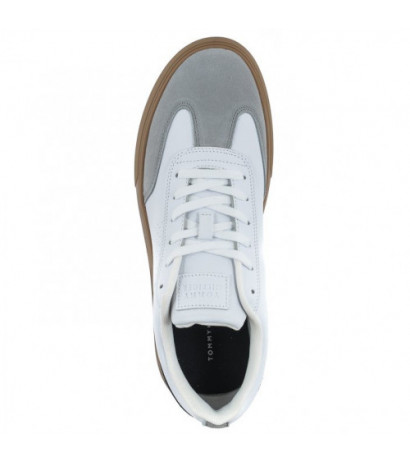 Tommy Hilfiger Corporate Seasonal Cup Leather White FM0FM04491 YBS (TH781-a) batai