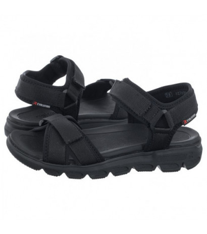 Rieker Czarne V8401-00 (RI98-a) sandalai - Batai