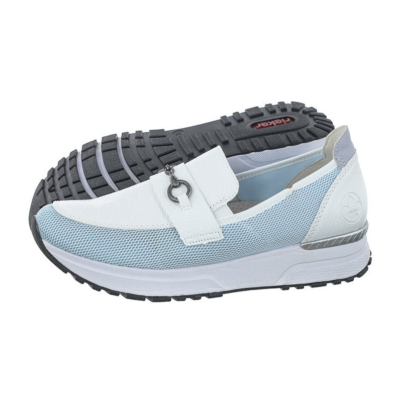 Rieker Niebieskie N7455-80 Blue Combination (RI103-a) batai