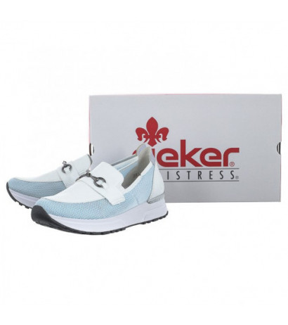Rieker Niebieskie N7455-80 Blue Combination (RI103-a) batai