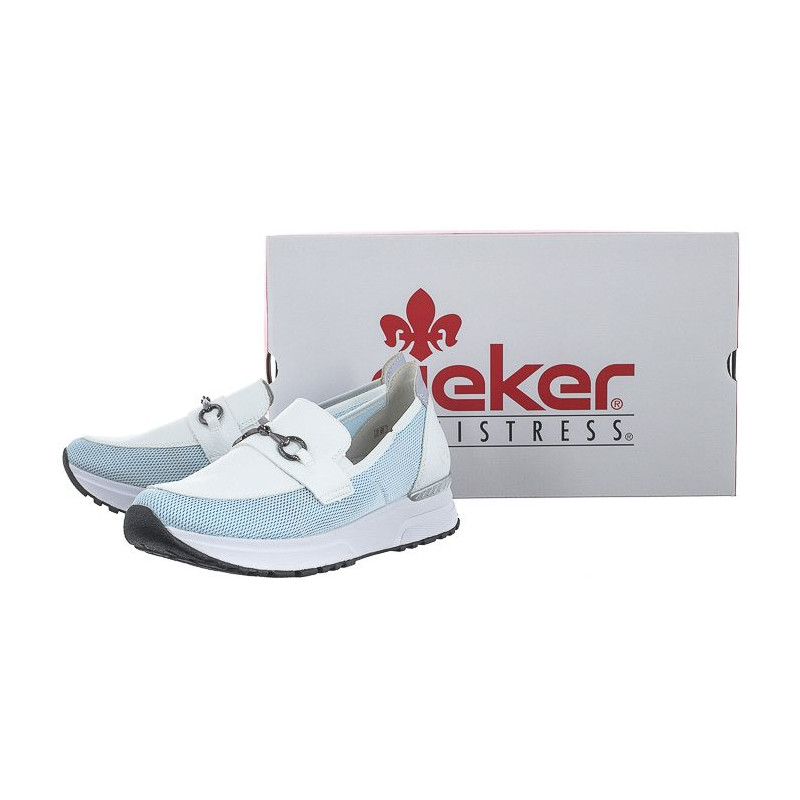 Rieker Niebieskie N7455-80 Blue Combination (RI103-a) batai