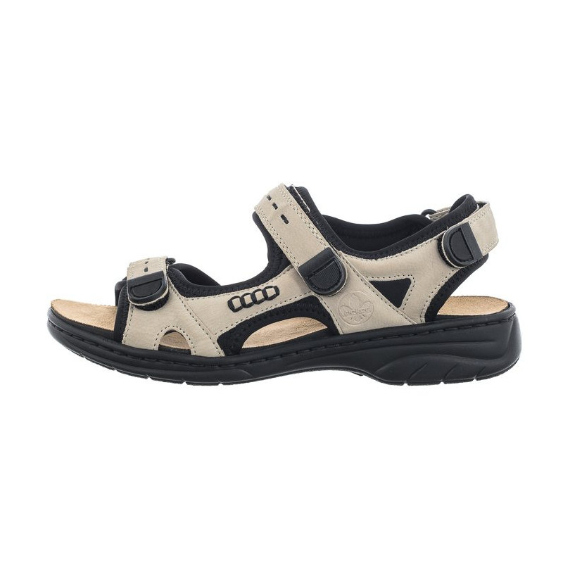 Rieker Beżowe 64582-60 (RI91-a) sandalai