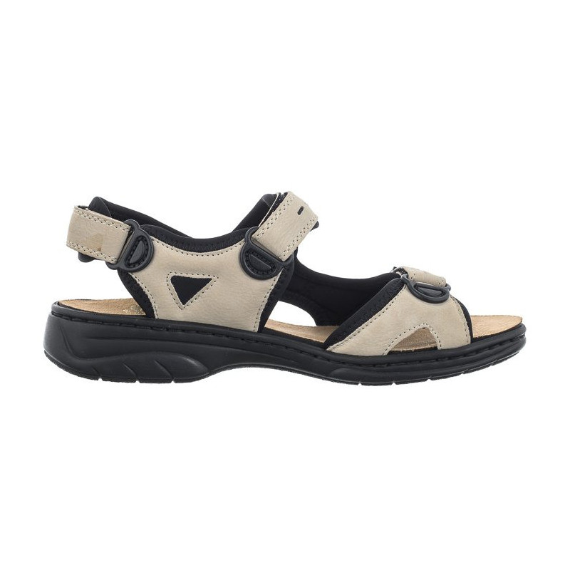 Rieker Beżowe 64582-60 (RI91-a) sandalai