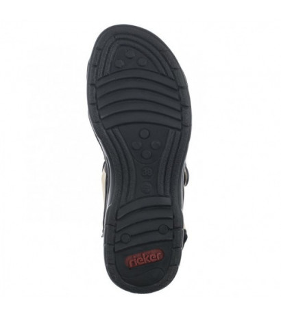 Rieker Beżowe 64582-60 (RI91-a) sandalai