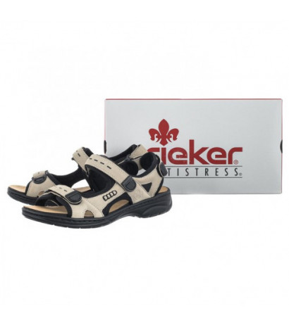 Rieker Beżowe 64582-60 (RI91-a) sandalai