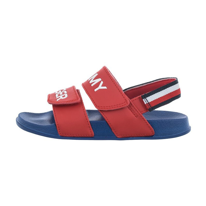 Tommy Hilfiger Logo Velcro Sandal Red T1B2-32927-1172 300 (TH767-b) sandalai