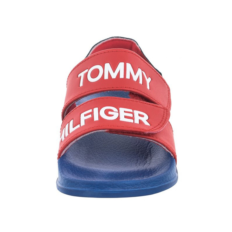 Tommy Hilfiger Logo Velcro Sandal Red T1B2-32927-1172 300 (TH767-b) sandalai