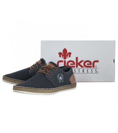 Rieker Granatowe B5249-14 (RI95-a) batai