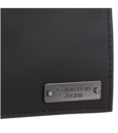 Calvin Klein Plaque Bifold W/Coin Black K50K510445 BDS (CK261-a) rankinė
