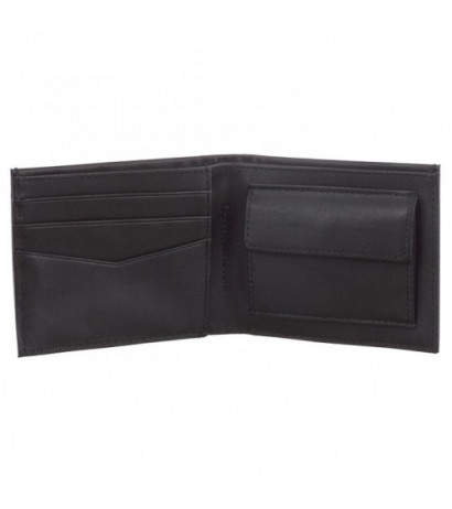 Calvin Klein Plaque Bifold W/Coin Black K50K510445 BDS (CK261-a) rankinė