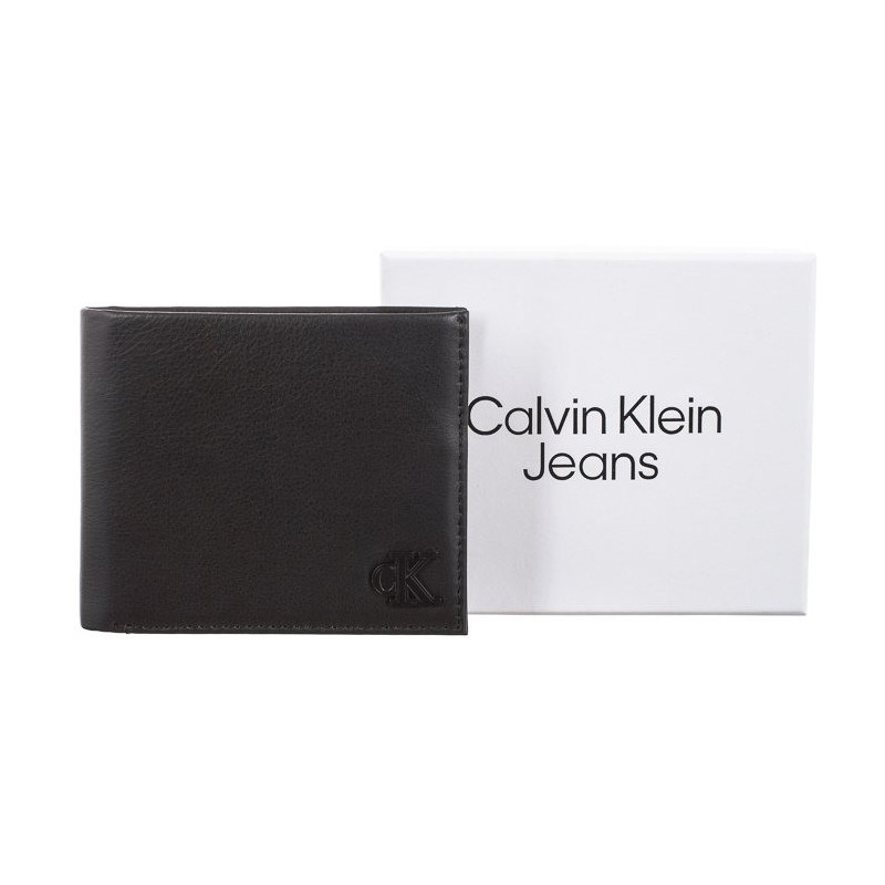 Calvin Klein Logo Hardware Bifold Id Black K50K510441 BDS (CK259-a) rankinė