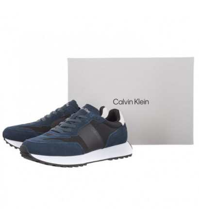 Calvin Klein Low Top Lace Up Mix Navy/Black/White HM0HM00497 0HA (CK274-a) bateliai