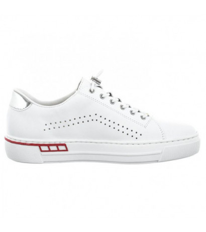 Rieker Białe L8857-80 White (RI99-a) sportiniai bateliai
