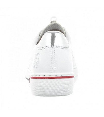 Rieker Białe L8857-80 White (RI99-a) sportiniai bateliai