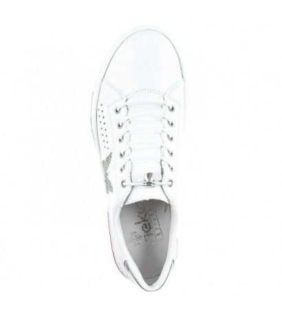 Rieker Białe L8857-80 White (RI99-a) sportiniai bateliai