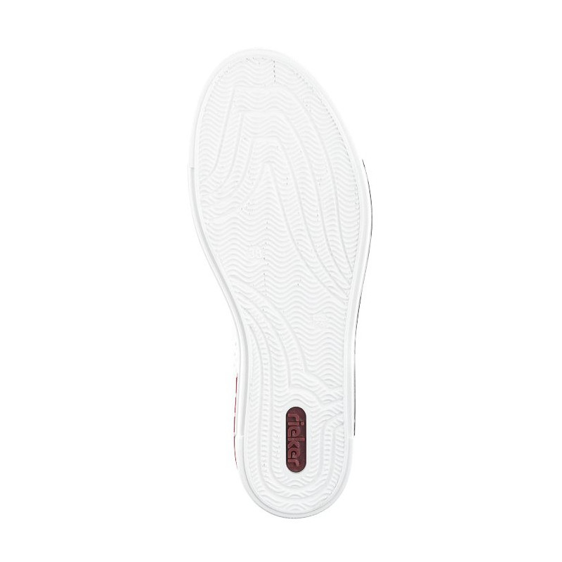 Rieker Białe L8857-80 White (RI99-a) sportiniai bateliai
