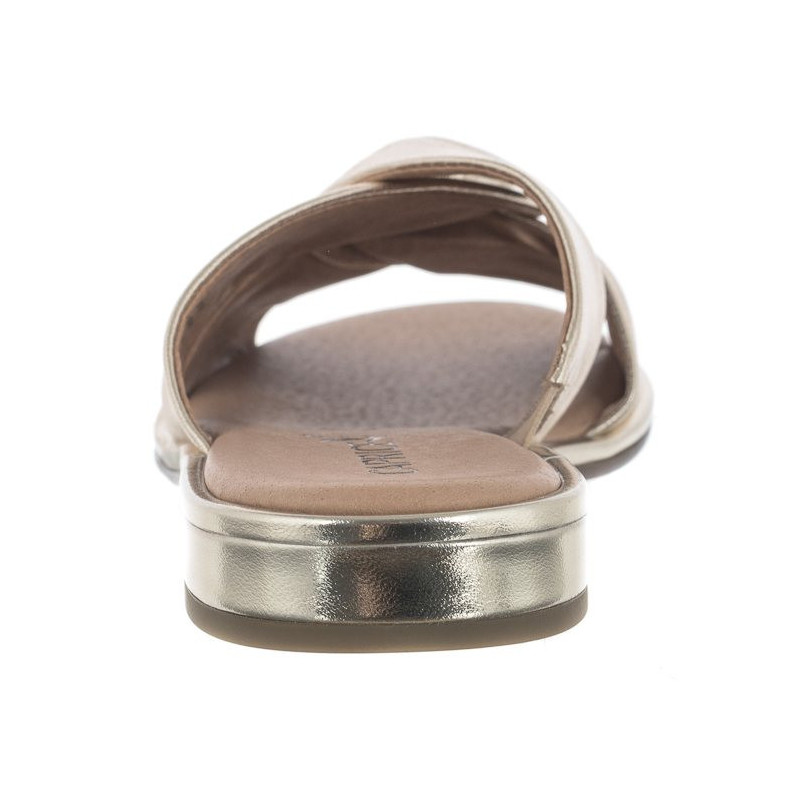 Caprice Złote 9-27100-42 959 Platin Metal (CP361-a) sandalai