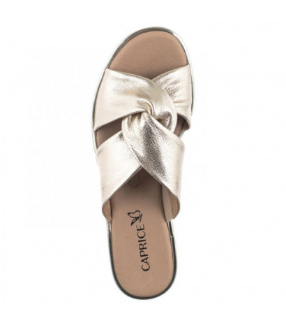 Caprice Złote 9-27100-42 959 Platin Metal (CP361-a) sandalai