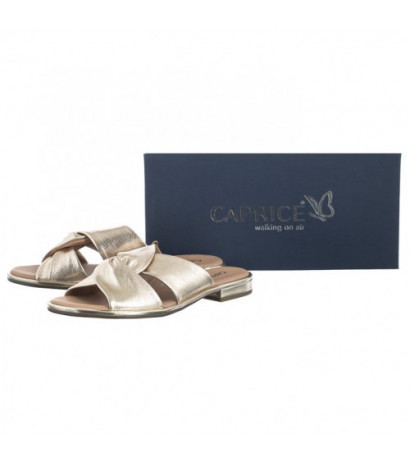 Caprice Złote 9-27100-42 959 Platin Metal (CP361-a) sandalai