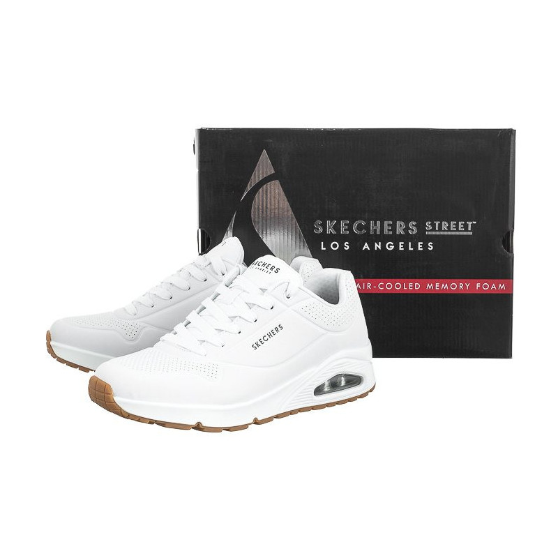 Skechers Uno Stand On Air White 52458/WHT (SK153-a) sportiniai bateliai