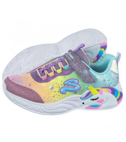 Skechers S Lights Unicorn Dreams Purple/Multi 302211L/PRMT (SK158-a) sportiniai bateliai