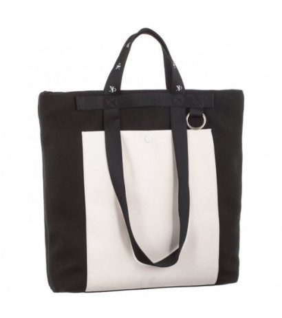 Calvin Klein Ultralight Sq Tote40 CB Black/Ancient White K60K610556 0GM (CK266-a) rankinė