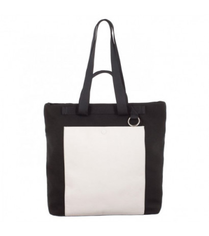 Calvin Klein Ultralight Sq Tote40 CB Black/Ancient White K60K610556 0GM (CK266-a) rankinė