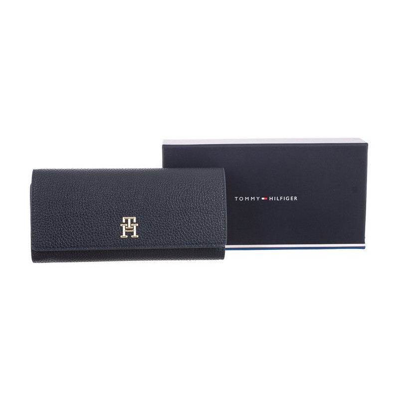 Tommy Hilfiger TH Emblem Lrg Flap Wallet AW0AW14651 DW6 (TH753-a) rankinė