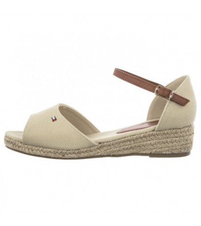 Tommy Hilfiger Rope Wedge Sandal Beige T3A7-32185-0048 500 (TH417-b) batai