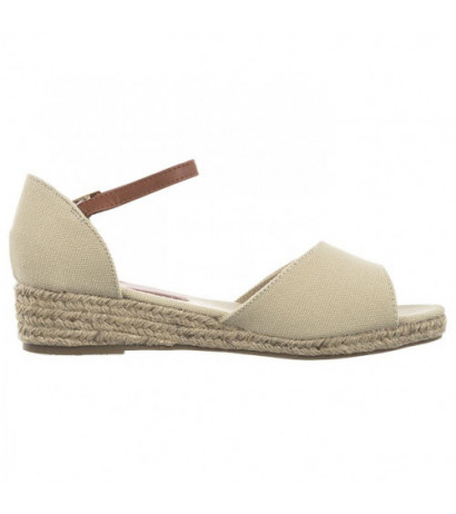 Tommy Hilfiger Rope Wedge Sandal Beige T3A7-32185-0048 500 (TH417-b) batai