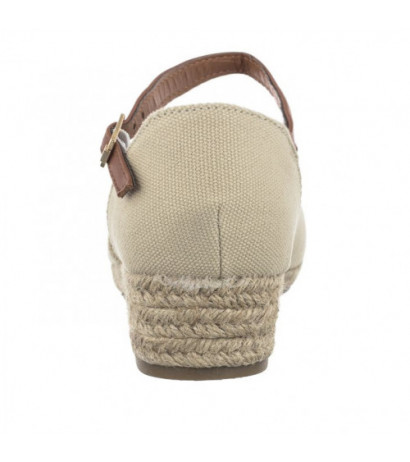 Tommy Hilfiger Rope Wedge Sandal Beige T3A7-32185-0048 500 (TH417-b) batai