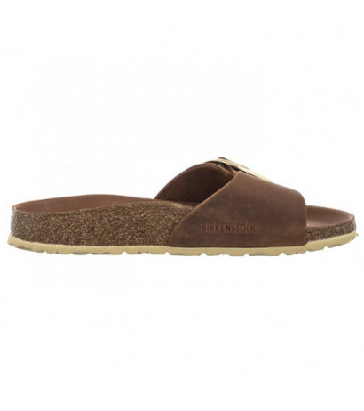Birkenstock Madrid Big Buckle Cognac 1006525 (BK205-a) Moteriški batai/šlepetės