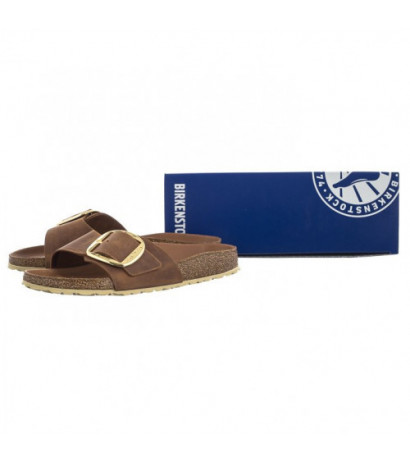 Birkenstock Madrid Big Buckle Cognac 1006525 (BK205-a) Moteriški batai/šlepetės