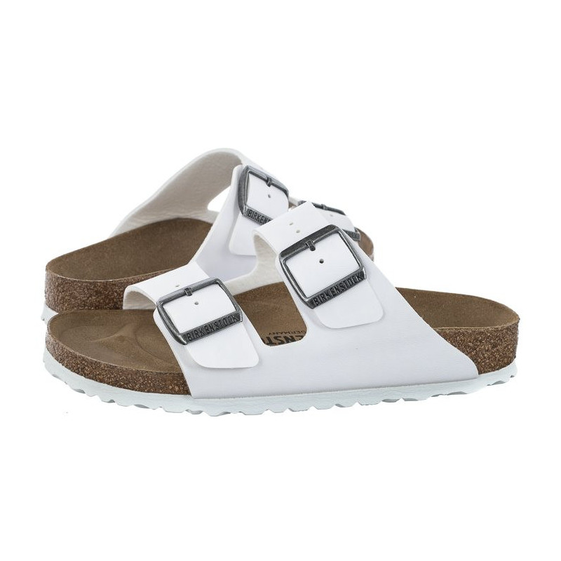 Birkenstock Arizona Bs White 0552683 (BK206-a) Moteriški batai/šlepetės