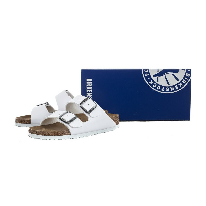 Birkenstock Arizona Bs White 0552683 (BK206-a) Moteriški batai/šlepetės