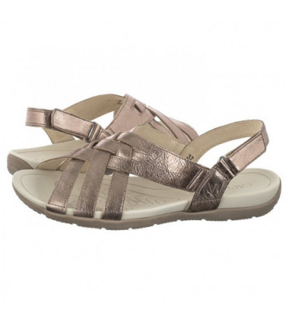 Caprice Złote 9-28104-20 341 Taupe Metallic (CP370-a) sandalai - Batai