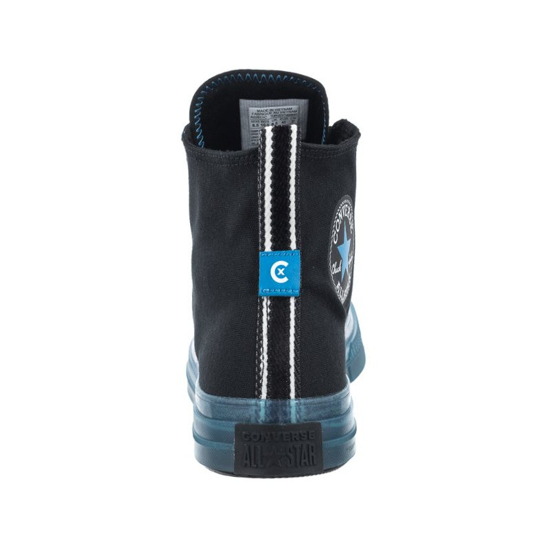 Converse CTAS Cx Explore Hi Black/Dial Up Blue/White A02811C (CO607-a) batai