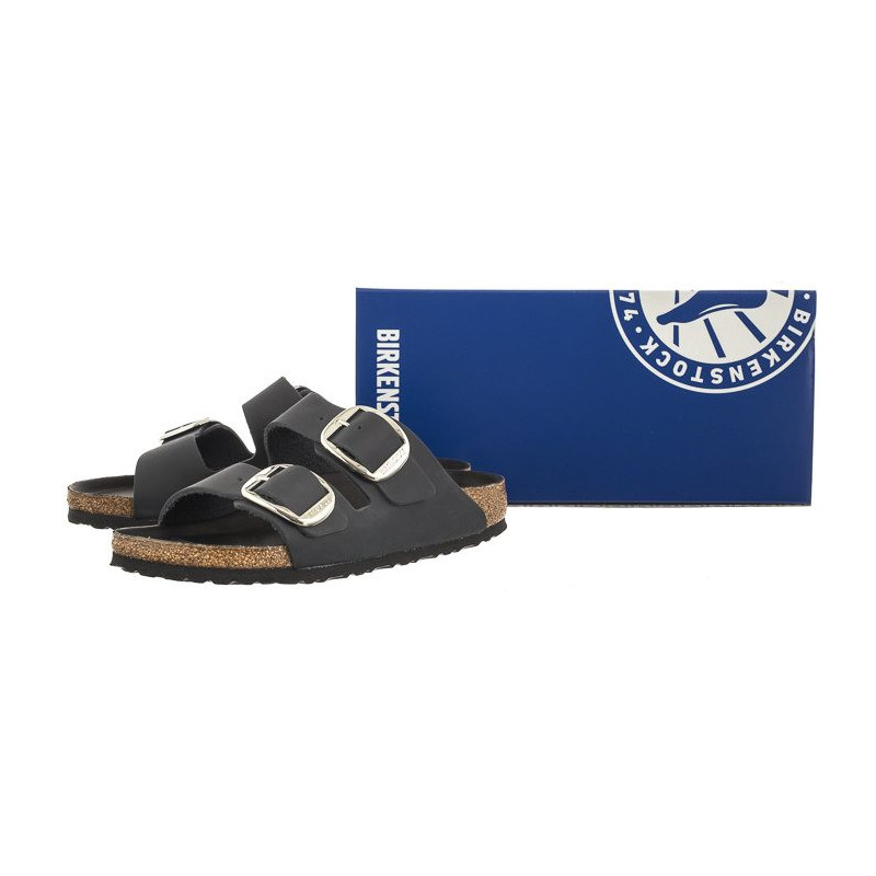 Birkenstock Arizona Big Buckle Black 1011075 (BK210-b) šlepetės