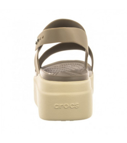 Crocs Brooklyn Low Wedge W Khaki/Bone 206453-2YI (CR199-e) bateliai