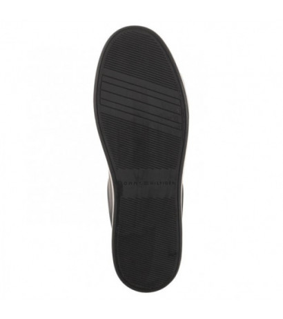 Tommy Hilfiger Casual Leather Cupsole Sneaker Triple Black FW0FW07288 0GQ (TH818-b) bateliai
